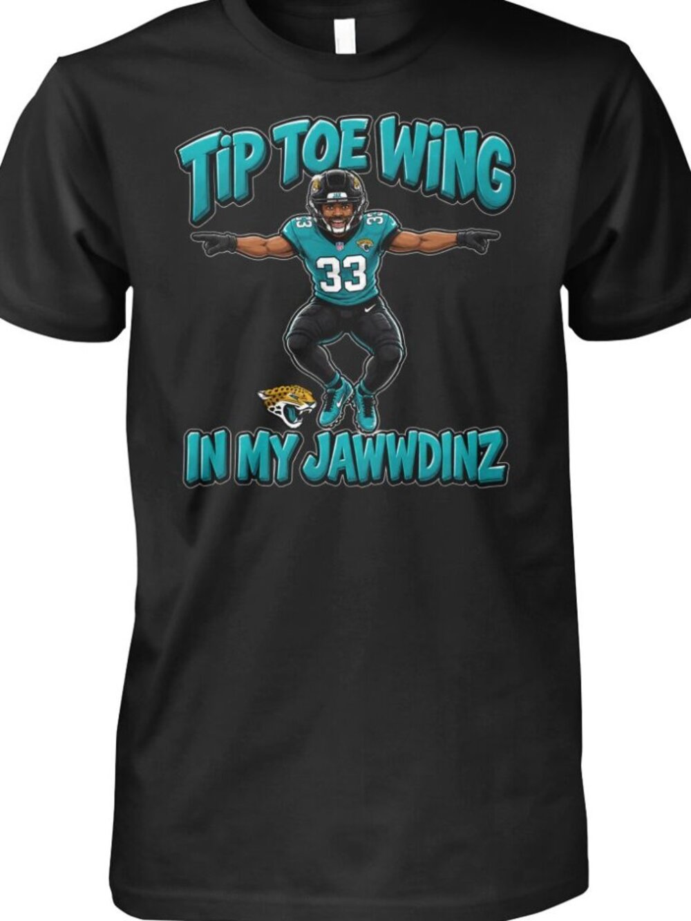 Bhayshul Tuten Tip Toe Wing In My Jawwdinz T Shirt